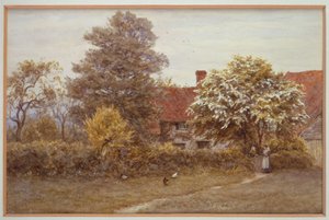 Maison de Blake, Hampstead Heath - Helen Allingham