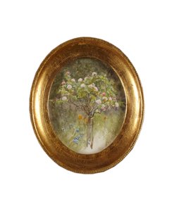 Rosier et iris