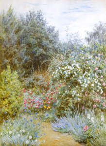 Roses dans le jardin de Gertrude Jekyll, Munstead Wood, Surrey - Helen Allingham