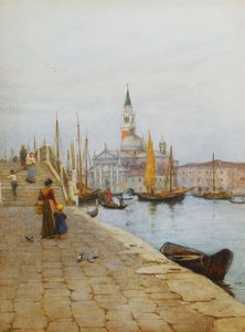 San Giorgio Maggiore depuis le Zattere, Venise - Helen Allingham