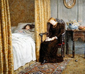 Le Convalescent - Helen Allingham
