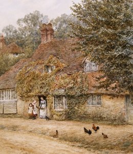 La vieille poissonnerie, Haslemere - Helen Allingham