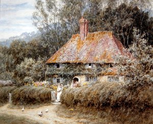 Ferme de Valewood, sous Blackdown, Surrey - Helen Allingham