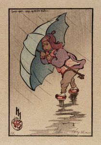 Le parapluie bleu - Helen Hyde