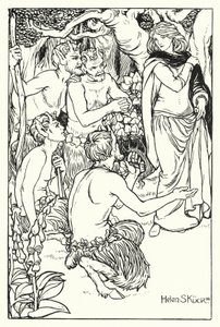 Una est sauvée par les Satyres