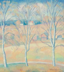 Paysage de printemps à Hälsingland - Helge Johansson
