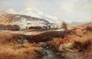 Paysage enneigé des Highlands - Henderson Tarbet
