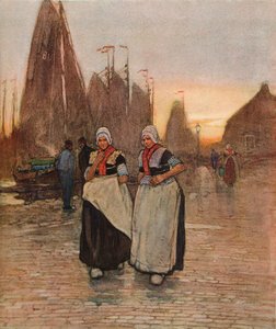 Sur le quai, vers 1902