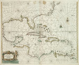 Pascaerte vande Caribische eylanden, vande Barbados tot aende Bocht van Mexico - Hendrick Doncker