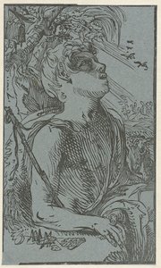 Jean-Baptiste dans le désert - Hendrick Goltzius (attributed to)
