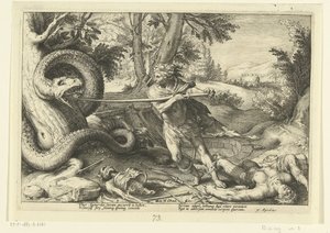 Cadmus tue le dragon (Ovidius