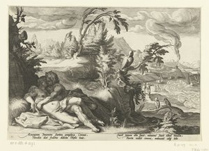Corvus surprend la fille Coronis (Les Métamorphoses d
