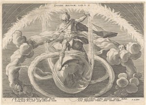 La création des quatre éléments - Hendrick Goltzius (workshop of)