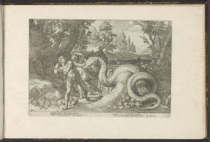 Compagnons de Cadmus dévorés par un dragon (Ovidius