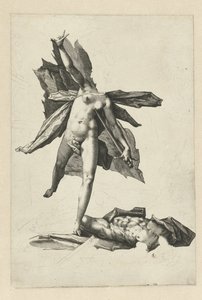 Pyrame et Thisbé - Hendrick Goltzius (workshop of)