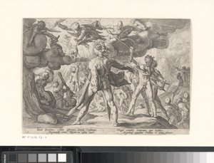 La Bataille entre les dieux et les géants (Métamorphoses d
