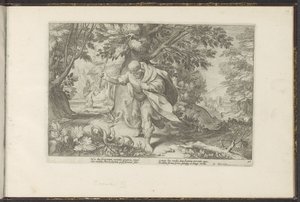 Tirésias frappe deux serpents accouplés