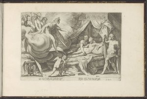 Vénus et Mars surpris - Hendrick Goltzius (workshop of)