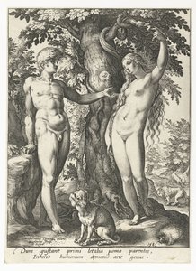 Adam et Ève et le serpent