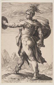 Calphurnius, extrait des Héros romains - Hendrick Goltzius