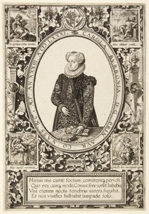 Charlotte de Bourbon - Hendrick Goltzius