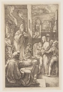 Le Christ devant Caïphe, extrait de La Passion - Hendrick Goltzius