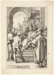 Le Christ devant Pilate - Hendrick Goltzius