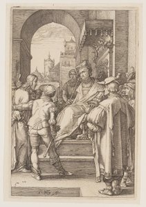 Le Christ devant Pilate, extrait de La Passion - Hendrick Goltzius