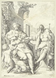 La Sainte Famille avec le petit Jean