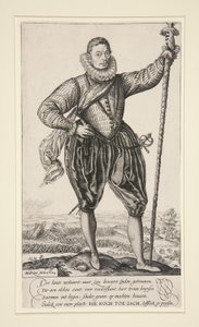 Gerrit de Jong (ou Porteur de Pique Debout) - Hendrick Goltzius