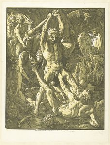 Hercule et Cacus - Hendrick Goltzius