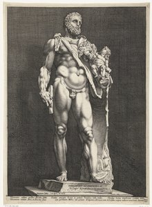 Hercule et Téléphos - Hendrick Goltzius