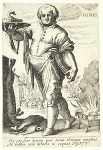 Feu (Ignis) - Hendrick Goltzius
