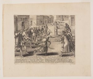 Litiges impropres, tiré de Litis Abusus (Les abus de la loi) - Hendrick Goltzius