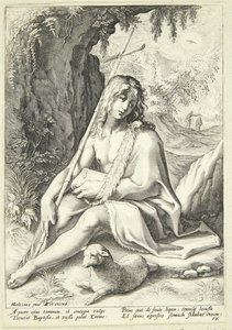 Jean-Baptiste dans le désert - Hendrick Goltzius