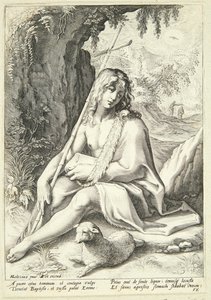 Jean-Baptiste dans le désert - Hendrick Goltzius