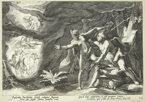 Jupiter et Io - Hendrick Goltzius