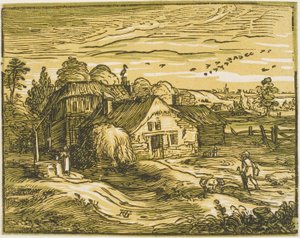 Paysage avec une ferme, de Quatre petits paysages