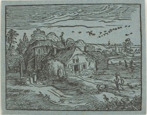 Paysage avec une ferme, extrait de Quatre petits paysages
