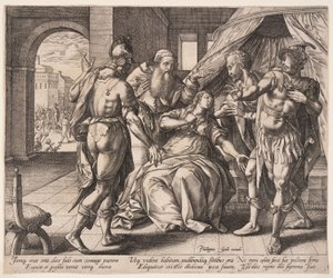 Lucrèce se suicide, extrait de L