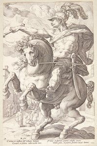 Marcus Curtius - Hendrick Goltzius