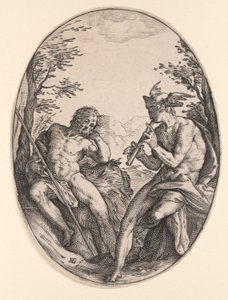 Mercure et Argus - Hendrick Goltzius