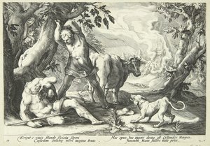 Mercure tuant Argus - Hendrick Goltzius