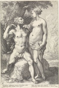 Pluton et Proserpine - Hendrick Goltzius