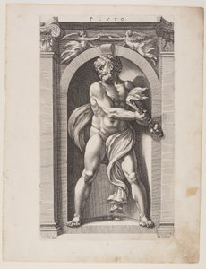 Pluton, tiré de Huit dieux païens - Hendrick Goltzius