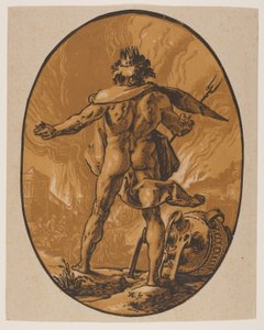 Pluton, extrait de Les divinités - Hendrick Goltzius