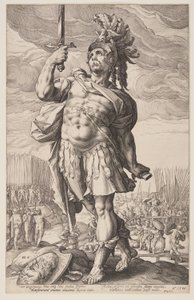 Publius Horatius, extrait des Héros romains - Hendrick Goltzius