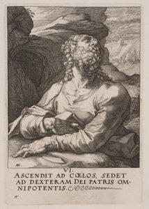 Saint Barthélemy, du Christ, des Apôtres et de saint Paul avec le Credo - Hendrick Goltzius