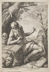 Saint Jérôme - Hendrick Goltzius