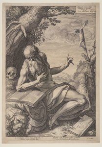 Saint Jérôme - Hendrick Goltzius